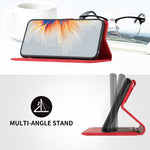 Custodia per cellulare in pelle con motivo a cuore, For Xiaomi Poco M5