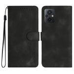 Custodia per cellulare in pelle con motivo a cuore, For Xiaomi Poco M5