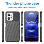 Custodia protettiva morbida per telefono Thunderbolt antiurto in TPU, For Xiaomi Redmi Note 12 4G Global