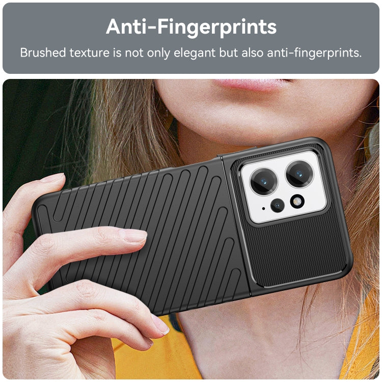 Custodia protettiva morbida per telefono Thunderbolt antiurto in TPU, For Xiaomi Redmi Note 12 4G Global