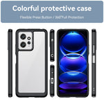 Custodia per telefono in acrilico + TPU serie colorata, For Xiaomi Redmi Note 12 4G Global