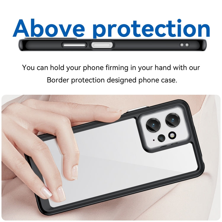 Custodia per telefono in acrilico + TPU serie colorata, For Xiaomi Redmi Note 12 4G Global