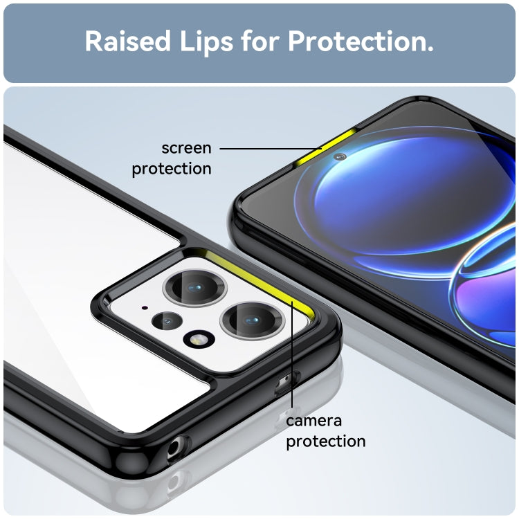 Custodia per telefono in acrilico + TPU serie colorata, For Xiaomi Redmi Note 12 4G Global