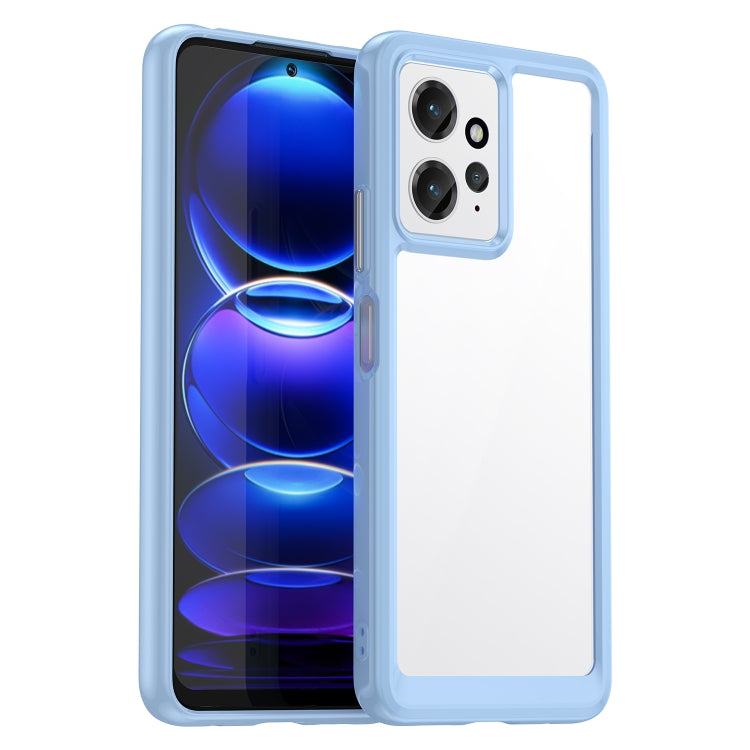 Custodia per telefono in acrilico + TPU serie colorata, For Xiaomi Redmi Note 12 4G Global