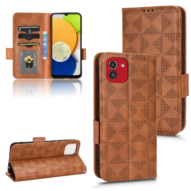 Custodia portafoglio in pelle per Samsung Galaxy A03 Core