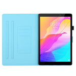 Custodia tablet in pelle sfumata con cuciture per Kindle e Samsun