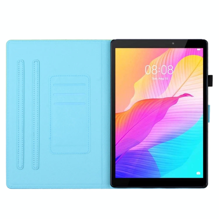 Custodia tablet in pelle sfumata con cuciture per Kindle e Samsun