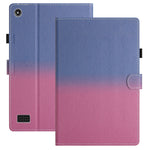 Custodia tablet in pelle sfumata con cuciture per Kindle e Samsun