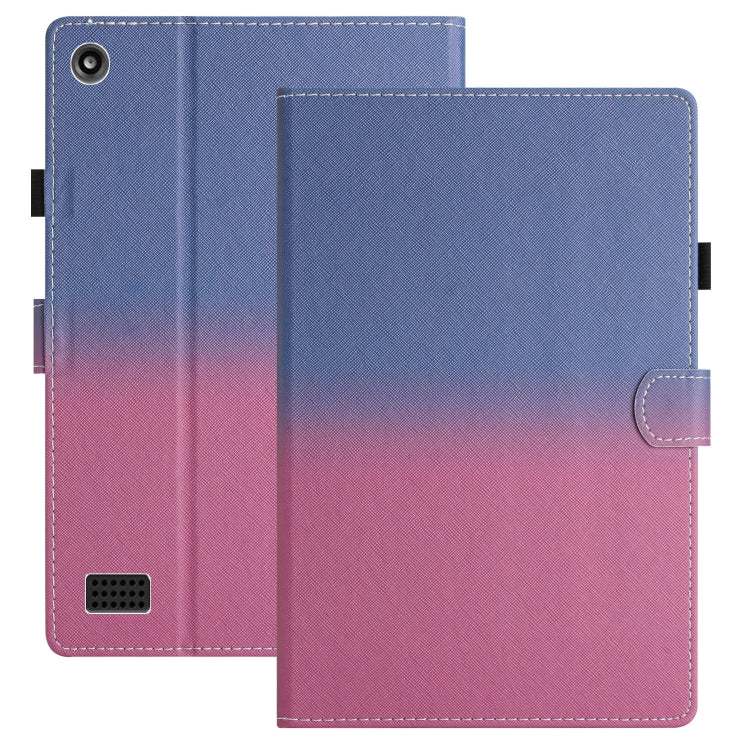 Custodia tablet in pelle sfumata con cuciture per Kindle e Samsun