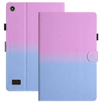 Custodia tablet in pelle sfumata con cuciture per Kindle e Samsun