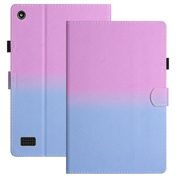 Custodia tablet in pelle sfumata con cuciture per Kindle e Samsun