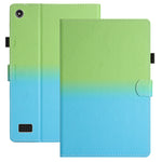 Custodia tablet in pelle sfumata con cuciture per Kindle e Samsun