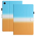 Custodia tablet in pelle sfumata con cuciture per Kindle e Samsun