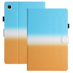 Custodia tablet in pelle sfumata con cuciture per Kindle e Samsun
