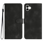 Custodia in pelle con motivo cuore per Samsung Galaxy A03s