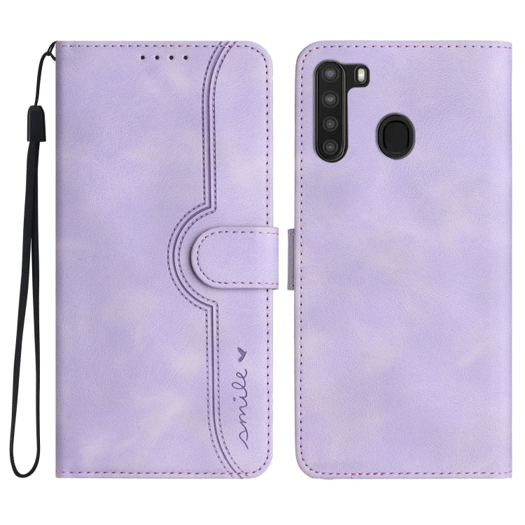 Custodia in pelle con motivo cuore per Samsung Galaxy A10e A20e