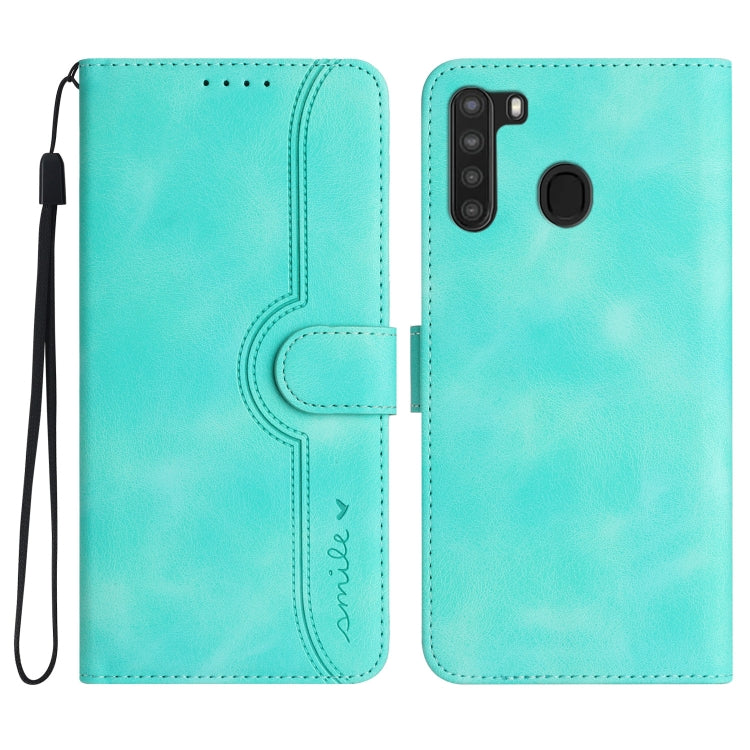 Custodia in pelle con motivo cuore per Samsung Galaxy A10e A20e