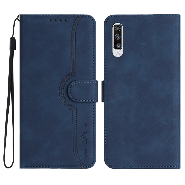 Custodia portafoglio in pelle con motivo a cuore per Samsung Gala