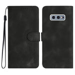 Custodia in pelle con motivo cuore per Samsung Galaxy S10e