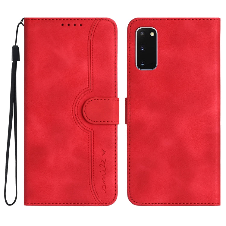 Custodia in pelle con motivo cuore per Samsung Galaxy S10e