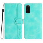 Custodia in pelle con motivo cuore per Samsung Galaxy S10e