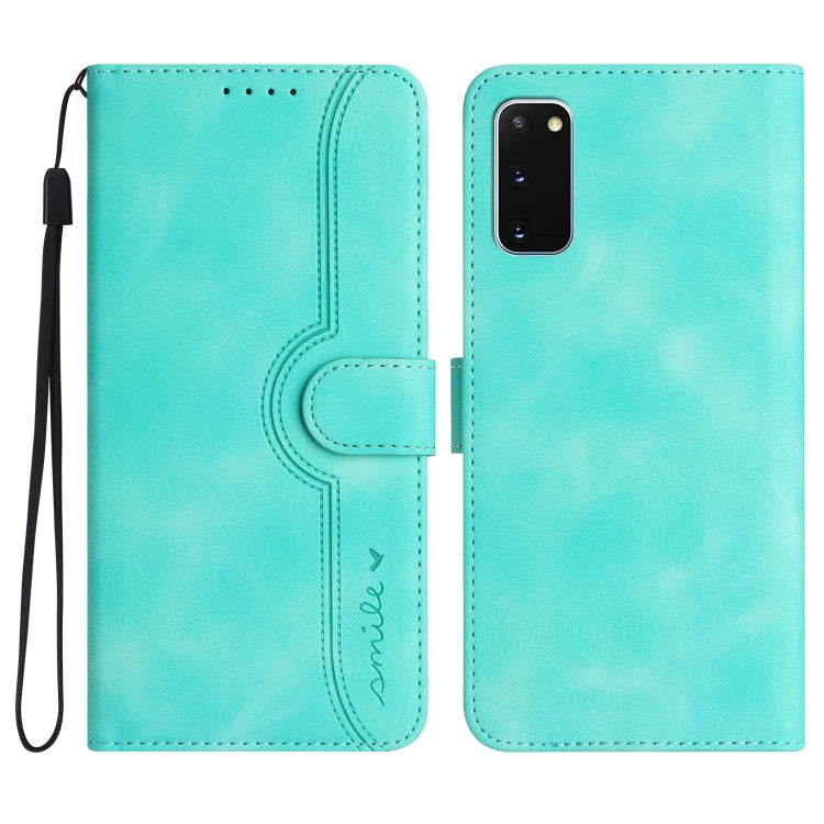 Custodia in pelle con motivo cuore per Samsung Galaxy S10e