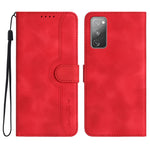 Custodia in pelle con motivo cuore per Samsung Galaxy S10e