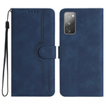 Custodia in pelle con motivo cuore per Samsung Galaxy S10e