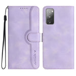 Custodia in pelle con motivo cuore per Samsung Galaxy S10e