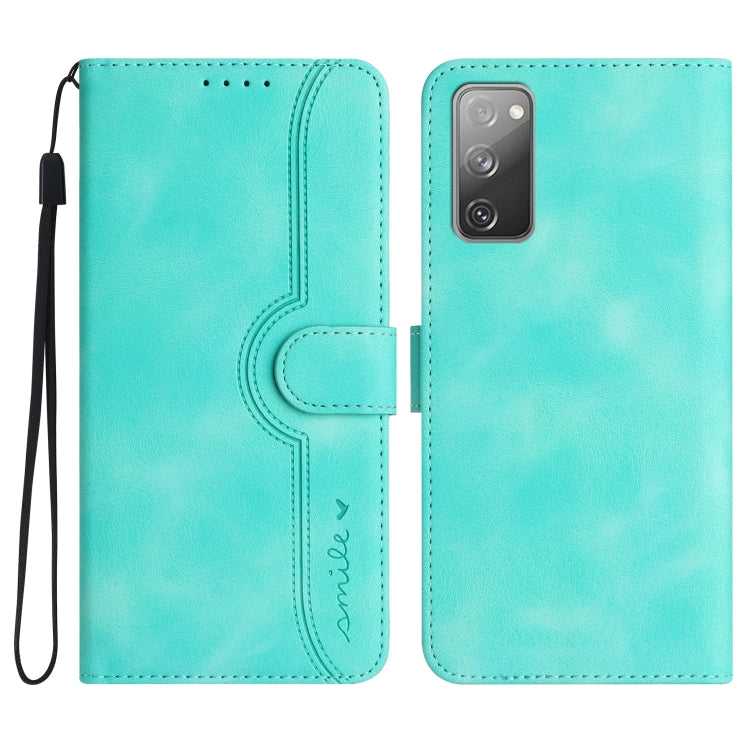 Custodia in pelle con motivo cuore per Samsung Galaxy S10e
