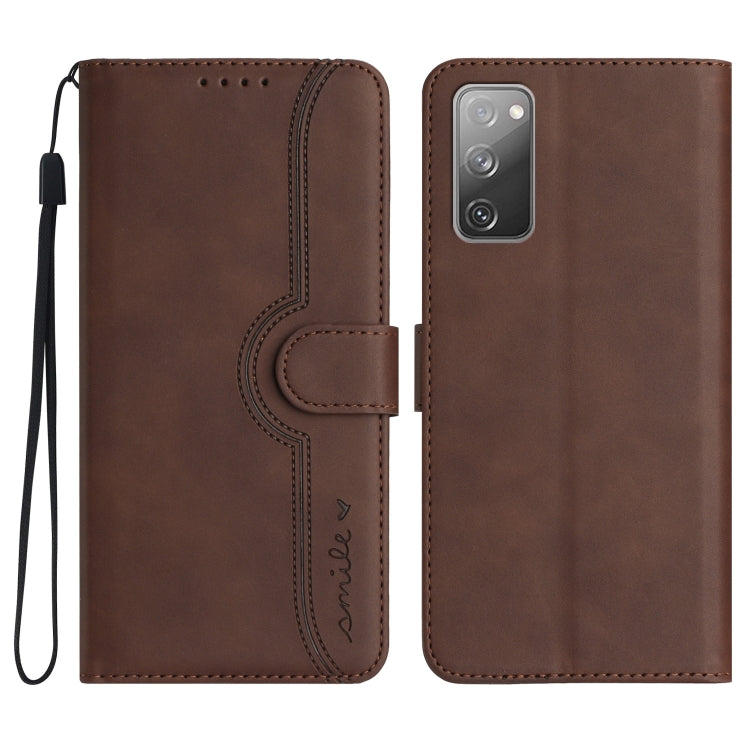 Custodia in pelle con motivo cuore per Samsung Galaxy S10e