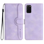 Custodia in pelle con motivo cuore per Samsung Galaxy S10e