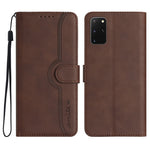 Custodia in pelle con motivo cuore per Samsung Galaxy S10e