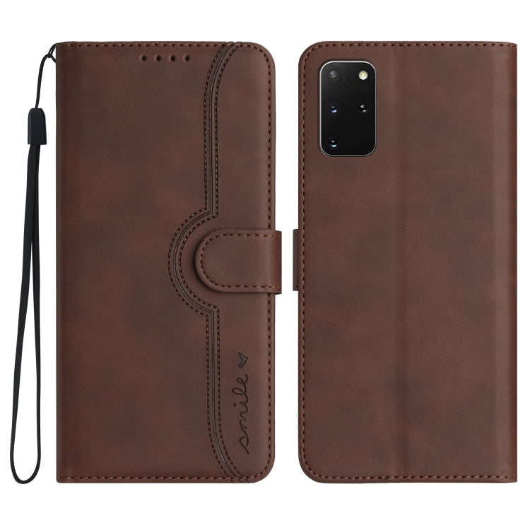 Custodia in pelle con motivo cuore per Samsung Galaxy S10e