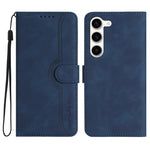 Custodia in pelle con motivo cuore per Samsung Galaxy Xcover 4/4s