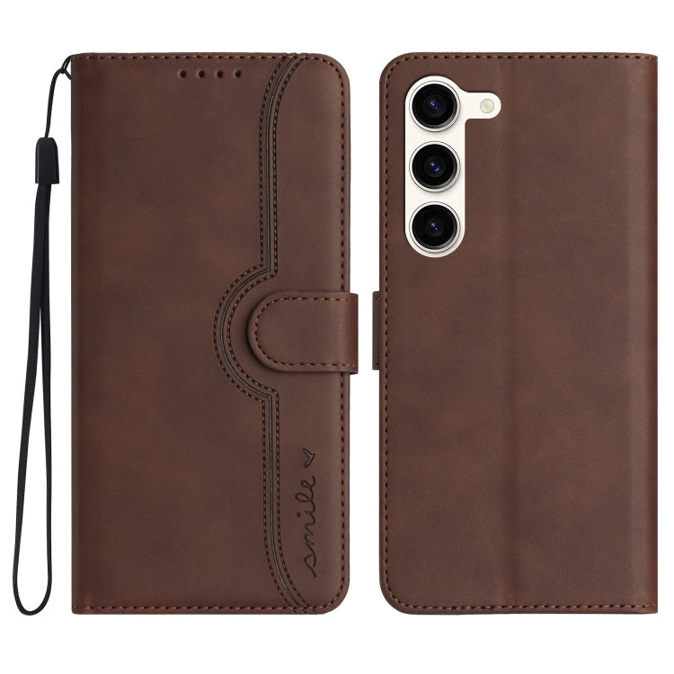 Custodia in pelle con motivo cuore per Samsung Galaxy Xcover 4/4s