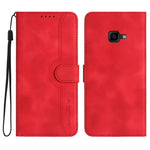 Custodia in pelle con motivo cuore per Samsung Galaxy Xcover 4/4s