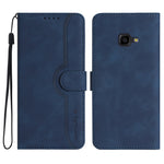 Custodia in pelle con motivo cuore per Samsung Galaxy Xcover 4/4s