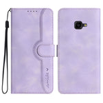 Custodia in pelle con motivo cuore per Samsung Galaxy Xcover 4/4s