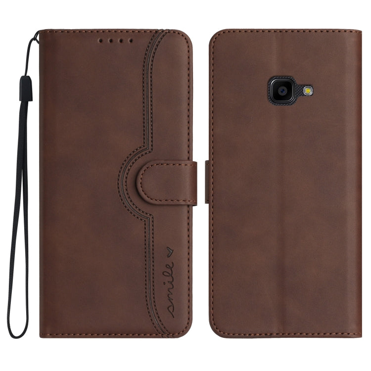 Custodia in pelle con motivo cuore per Samsung Galaxy Xcover 4/4s