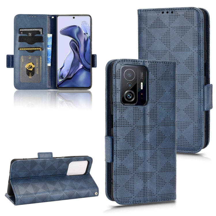 Custodia per telefono in pelle a triangolo simmetrico, For Xiaomi 12 / 12S, For Xiaomi 11T / 11T Pro, For Xiaomi 12 Lite, For Xiaomi 12 Pro / 12S Pro