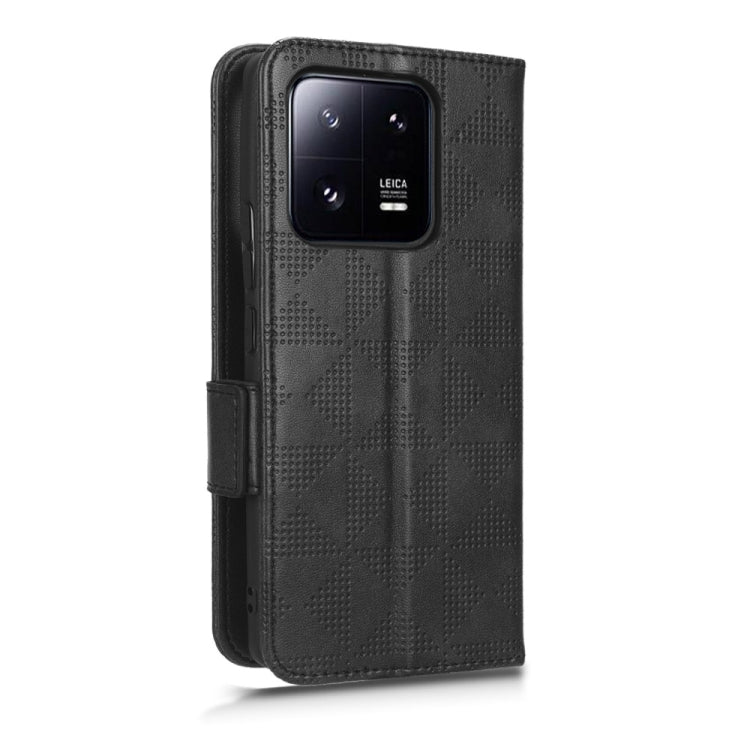 Custodia per telefono in pelle a triangolo simmetrico, For Xiaomi 13 Pro, For Xiaomi 13, For Xiaomi Poco C40, For Xiaomi Poco M4 5G