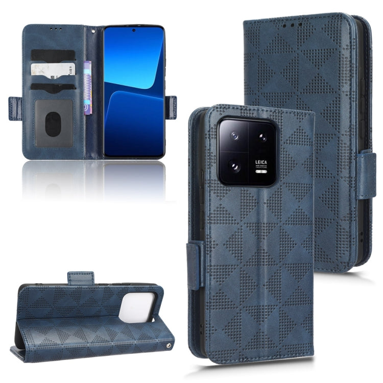 Custodia per telefono in pelle a triangolo simmetrico, For Xiaomi 13 Pro, For Xiaomi 13, For Xiaomi Poco C40, For Xiaomi Poco M4 5G