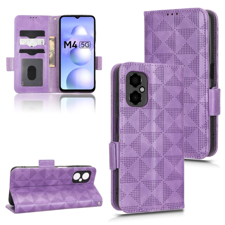 Custodia per telefono in pelle a triangolo simmetrico, For Xiaomi 13 Pro, For Xiaomi 13, For Xiaomi Poco C40, For Xiaomi Poco M4 5G