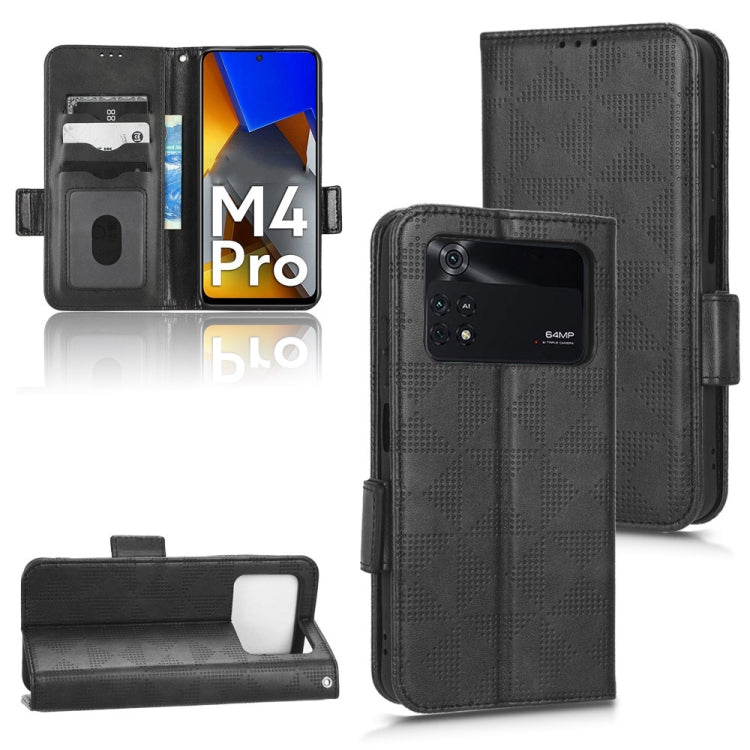 Custodia per telefono in pelle a triangolo simmetrico, For Xiaomi Poco M5 4G, For Xiaomi Poco M4 Pro 4G, For Xiaomi Poco X4 Pro 5G