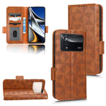 Custodia per telefono in pelle a triangolo simmetrico, For Xiaomi Poco M5 4G, For Xiaomi Poco M4 Pro 4G, For Xiaomi Poco X4 Pro 5G