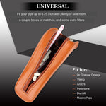 Set da fumo portatile in pelle PU Firedog CL53