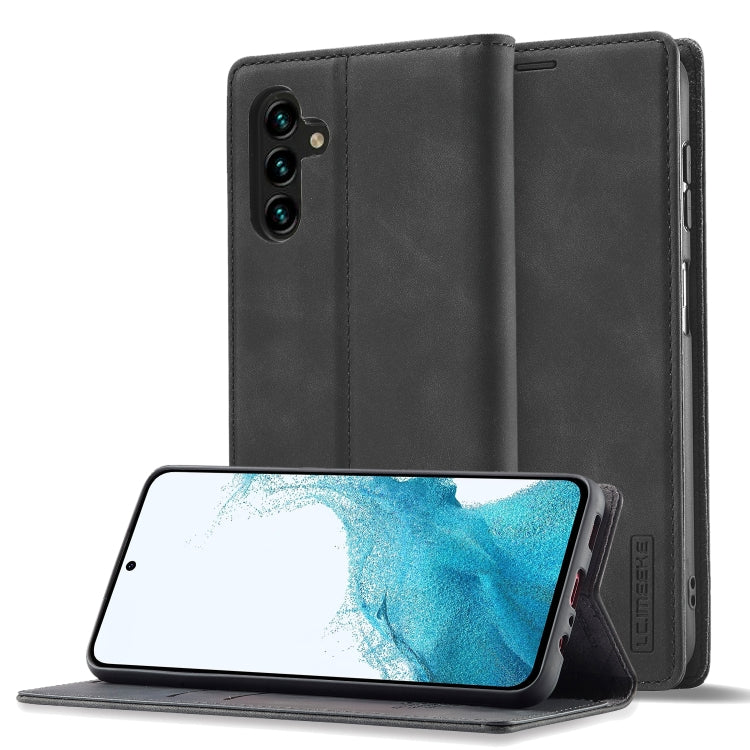 Custodia in pelle ultrasottile con magnete per Galaxy A34 5G