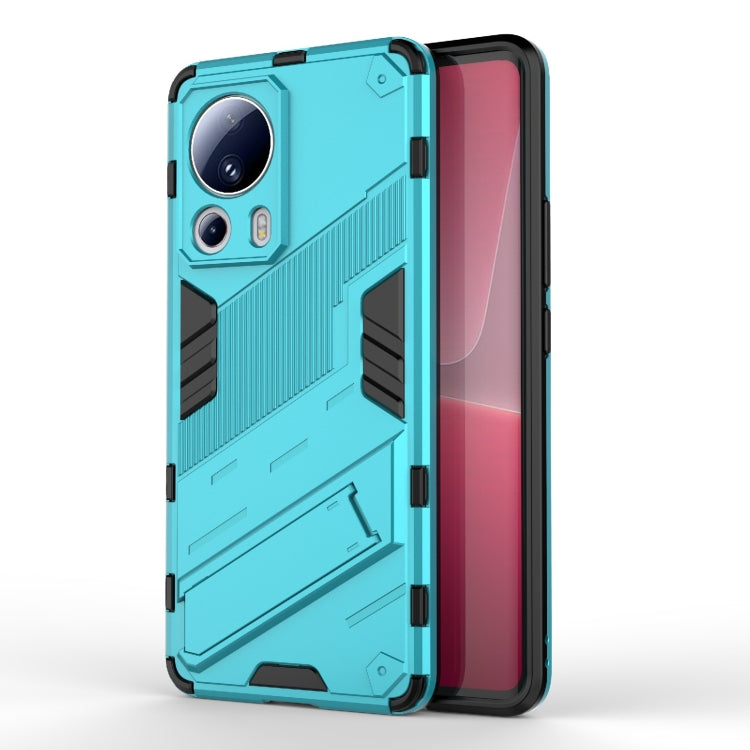 Punk Armor 2 in 1 PC + Custodia per telefono antiurto in TPU con supporto, For Xiaomi Redmi Note 12 4G Global, For Xiaomi 13 Lite