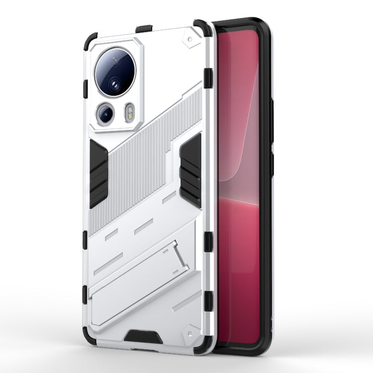 Punk Armor 2 in 1 PC + Custodia per telefono antiurto in TPU con supporto, For Xiaomi Redmi Note 12 4G Global, For Xiaomi 13 Lite